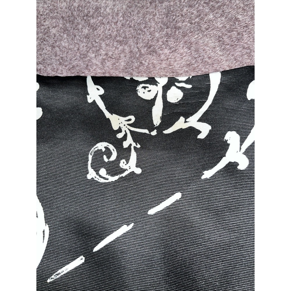 White House Black Market Pencil Skirt Womens Size 8 Floral Print Black & White - Picture 8 of 8